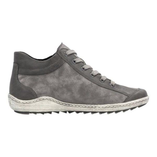 Sneakers - REMONTE - R1477 - Flad hæl - Grå - Lynlåslukning - 40