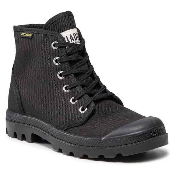 PALLADIUM PAMPA HI OR ankelboots - Svarta - Snören - 3 cm platt klack Svart 41