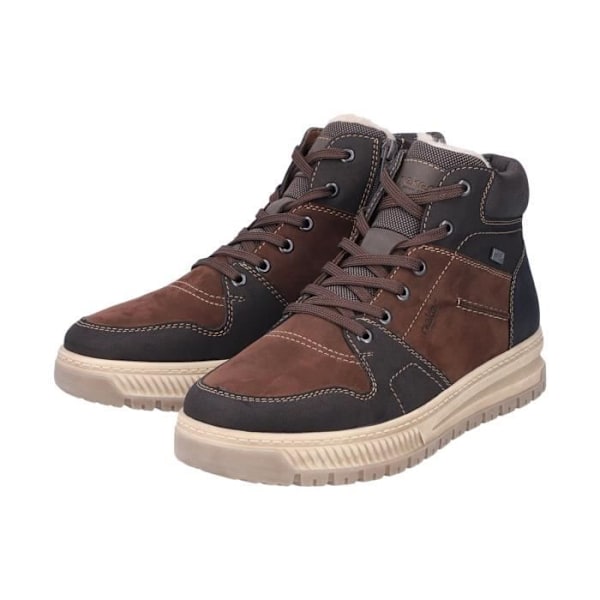 Rieker Læder High Top Sneaker - Brun kastanj 40