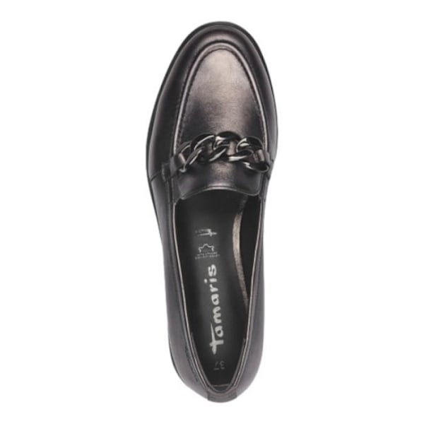 Loafers - Tamaris - 12420141 - Silver - Platt klack - Rund tå - Läder Pengar 39