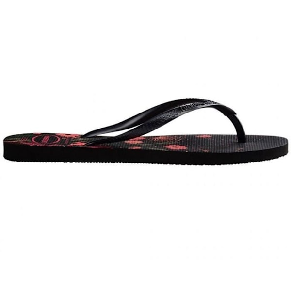 Flip Flops dam - HAVAIANAS 4132823 - Svart - Gummi - Platt häl - Öppen tå Svart 35