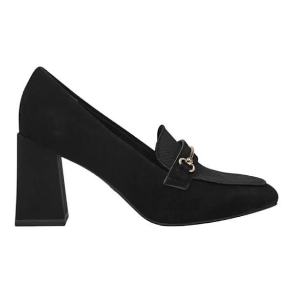 Pumps - TAMARIS - 24413-42 Svart - Platt klack - Sammet, nubuck - Fyrkantig tå Svart 36