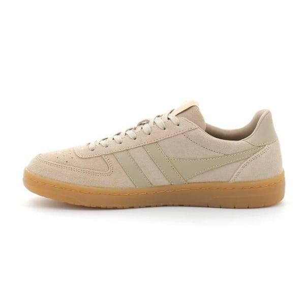 Hawk Beige ruskind-nubuck damesneaker - GOLA - Snøre-lukningssystem - Flad hæl - 36