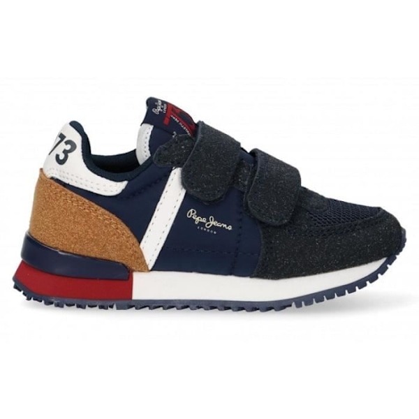 Sneakers - PEPE JEANS - Sydney Combi Boy Kids - Blå - Scratch - Återvunnen textil Blå 27