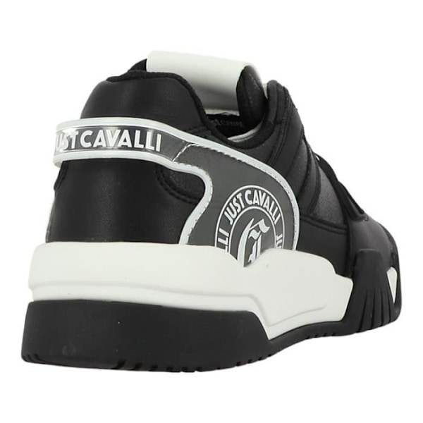 Sneakers dam - JUST CAVALLI - 76QA3SAA Svart - Platt klack - Spetsar - Sammet, Nubuck Svart 45