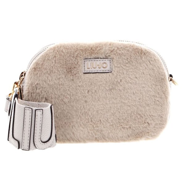 LIU JO Cream Crossbody Axelväska för kvinnor - Ridhi Camera Case S True Champagne 276622 grädde