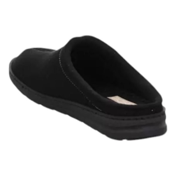 Mules - Rohde - 7141 - Svart - Platt klack - 2 cm - Slip on - Sammet - Nubuck - Rund tå Svart 40