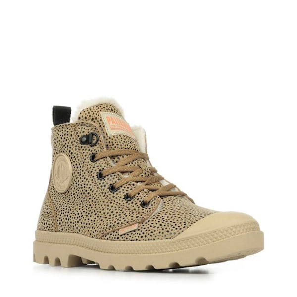 Palladium Pampa Hi Zip Wl ankelboots för kvinnor - kära brwn aop safari-m - 37 Kära bruna aop safari-m 37