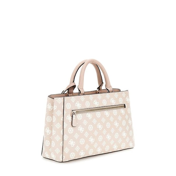 GUESS Håndtaske gammel rosa hvid til kvinder - Dorys Luxury Satchel Sand Logo 293256 gammalrosa, vit