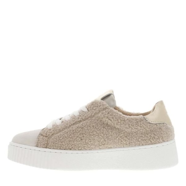 Sneakers med låg platt klack Beige 37