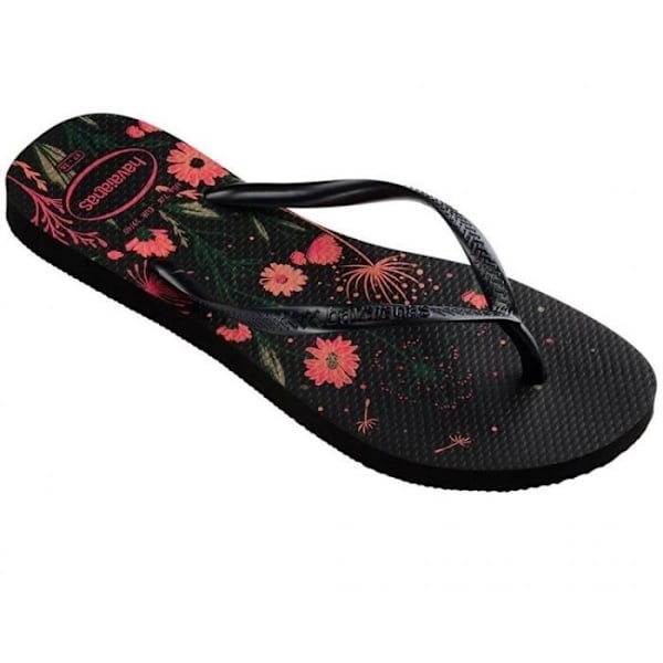 Flip Flops dam - HAVAIANAS 4132823 - Svart - Gummi - Platt häl - Öppen tå Svart 39