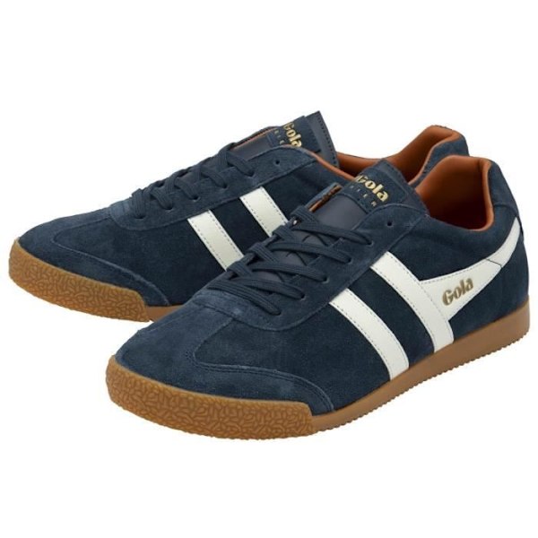 Gola Harrier Mocka Sneaker - Herr - Marinblå - Mocka-Nubuck Blå 45