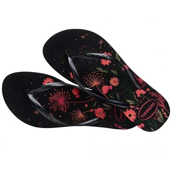 Flip Flops dam - HAVAIANAS 4132823 - Svart - Gummi - Platt häl - Öppen tå Svart 39