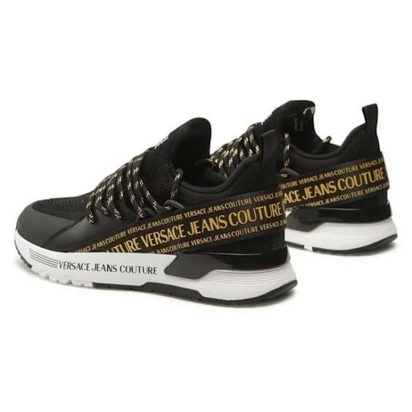 VERSACE JEANS 75VA3SA8 sneakers - VERSACE JEANS - Flad hæl - Snørebånd - Tekstil Svart 36