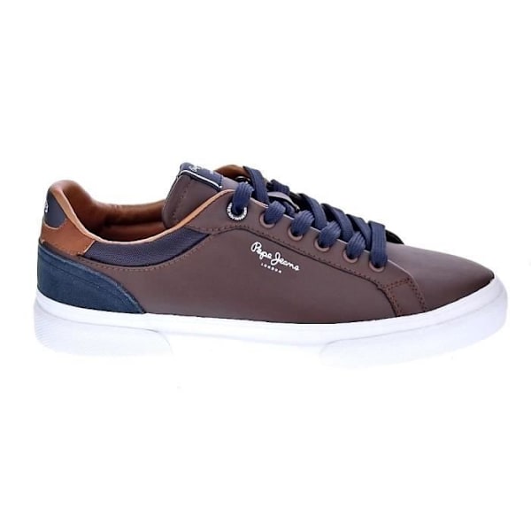 Sneakers - PEPE JEANS - Kenton - Læder - Snørebånd - Brun Brun 40