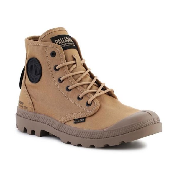 Palladium Pampa HI Htg Supply Caramel Brown Shoes - Herr/Vuxen - Canvas kastanj 44