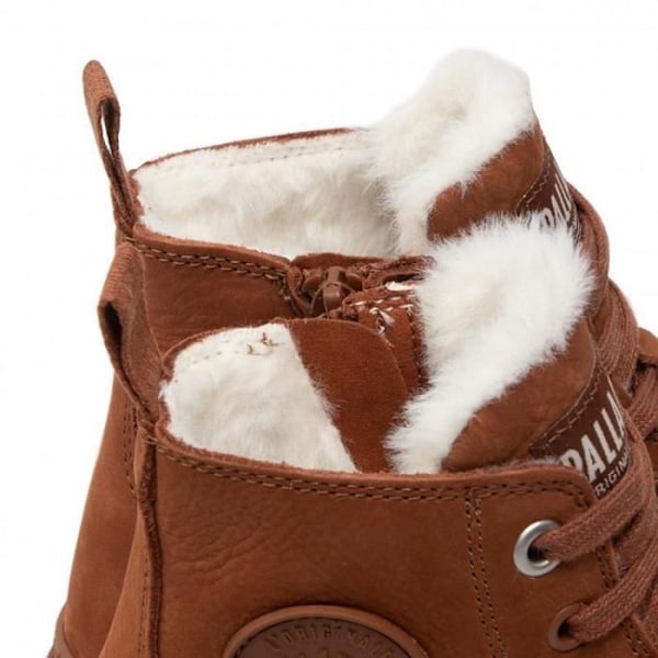 PALLADIUM PAMPA HI ZI ankelboots - Brun - Platt klack - Läder kastanj 37