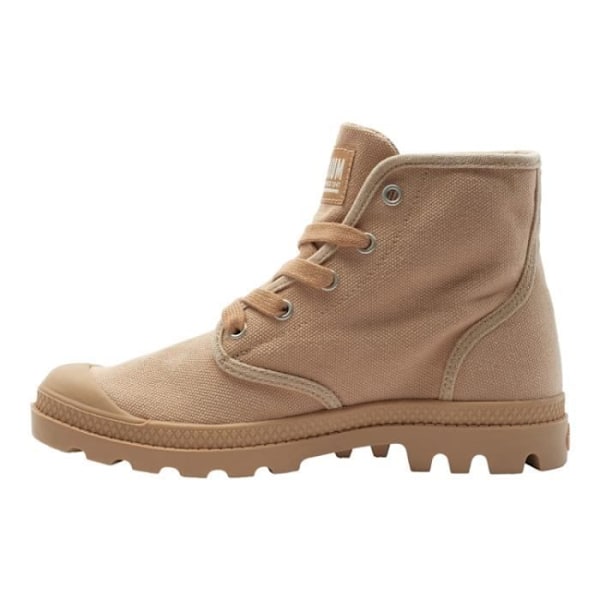 PALLADIUM ankelboots - PAMPA HI Brown - Platt klack - Klackhöjd 3 cm - Spetsstängning kastanj 39