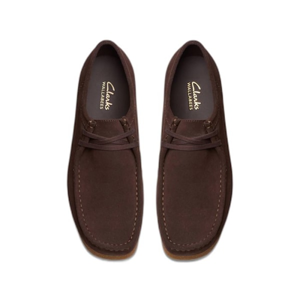 Clarks Wallabee EVO Loafers Mørkebrunt ruskind 43