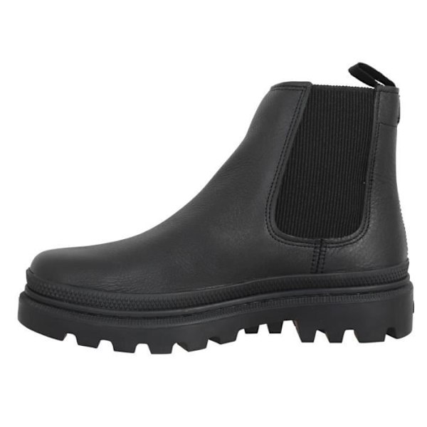 Pallatrooper Chelsea Boots Black Woman - Palladium - 014859-40 - Elastik - Læder - Flad Svart 40