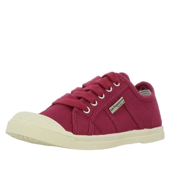 Les Tropeziennes FLORI Sneakers för kvinnor - Röda - Spetsar - Syntet Bordeaux 31