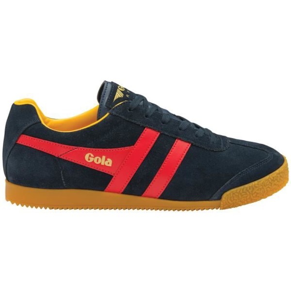 Gola Harrier Sneakers - Mænd - Blå - Snørebånd - Flade - Tekstil Marinblå/röd/solgul 42