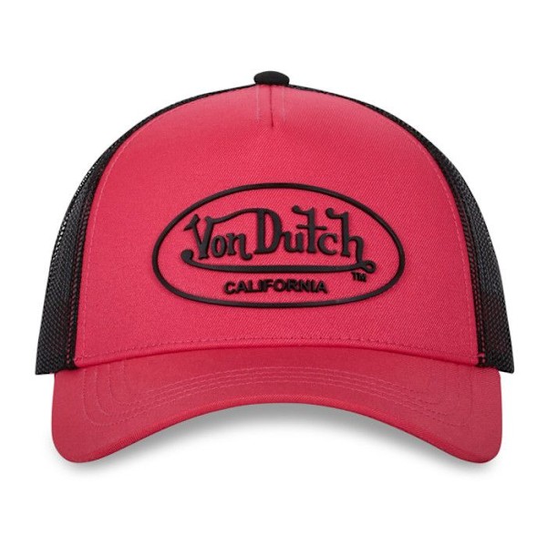 VONDUTCH Truckerkeps FLUO Herr - Trucker - Rosa | Svart - Rundad Skärm Rosa Unik storlek