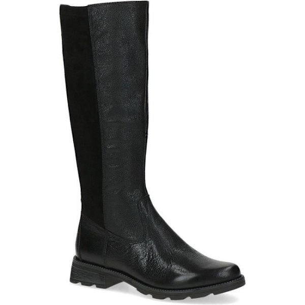 Ankelboots dam - CAPRICE 2561141 - Kilklack - Dragkedja - Svart läder Svart 39