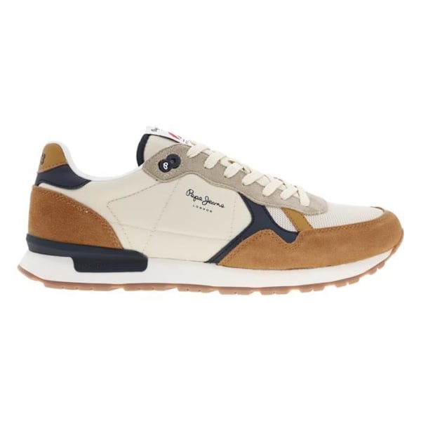 Låga sneakers - PEPE JEANS - Beige - Läder och textil - Spetsar beige 41