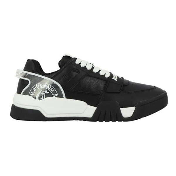 Sneakers dam - JUST CAVALLI - 76QA3SAA Svart - Platt klack - Spetsar - Sammet, Nubuck Svart 43