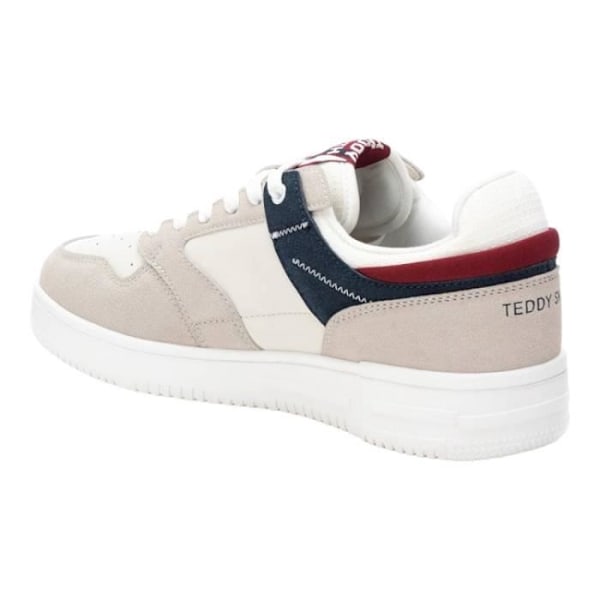 Sneakers - TEDDY SMITH - 78498 Beige - Platt klack - Sammet och nubuck - Rund tå Beige 42