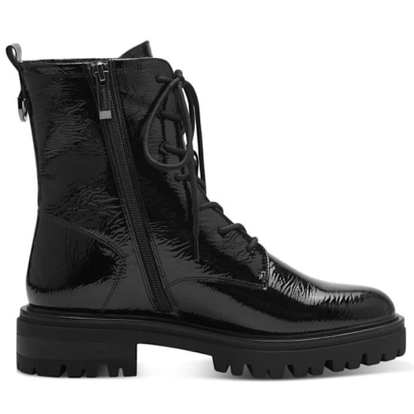 Ankelboots dam - Tamaris - 1-25294-41/001 - Svart - Syntet - Blixtlås - 5 cm häl Svart 38