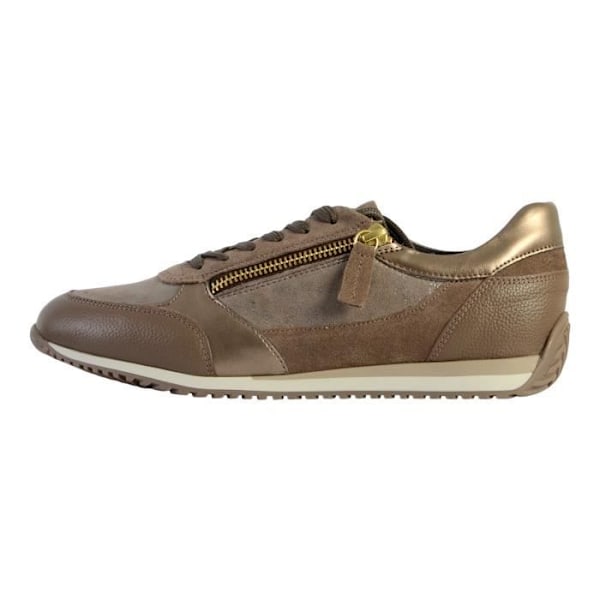 Geox Calithe Suede+SHI Low Top Sneaker - GEOX - Dam - Mörk Taupe - Platt - Snören Mörk taupe 39