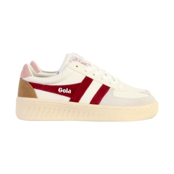 Gola Grandslam Trident Læder Sneaker - Hvid/Kirsebær/Pink - 40