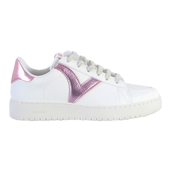 Victoria Flat Lace-Up Sneaker - Kvinder - Pink - Platin - Enestående komfort Rosa 38