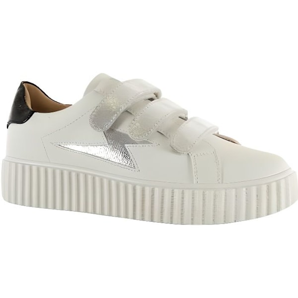 Vanessa Wu Marilou Sølv Fashion Sneakers - Damer - Snørebånd - Syntetisk - Flade Vit 36