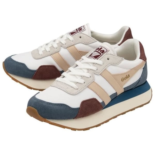 GOLA INDIANA sneakers - GOLA - Läder - Platt klack - Spetsar - Vit - Flerfärgad Flerfärgad 37