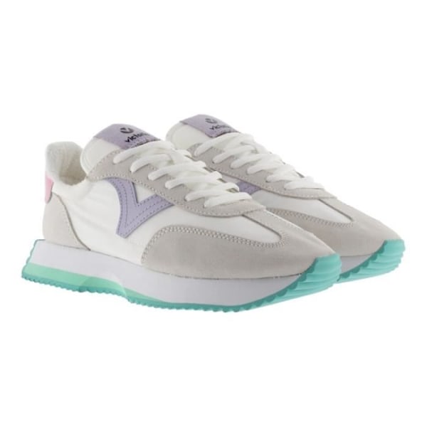 Sneakers dam - VICTORIA - 1134106 Vit - Platt klack - Snören Vit 41