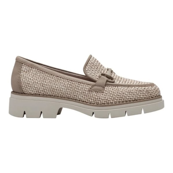 Dame loafers - TAMARIS - 24316-42 Beige - Flad hæl - Rund tå Beige 41