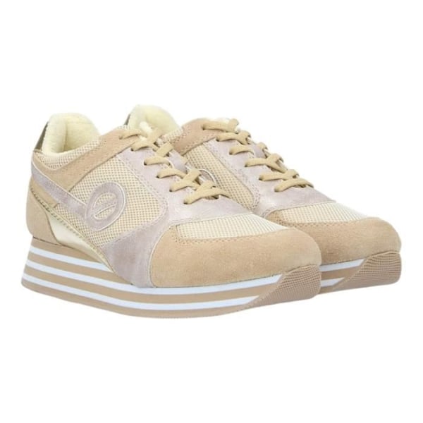 NO NAME sneakers - PARKO JOGGER W Beige - Kilehæl - Snørebånd - Fløjl, nubuck Beige 37