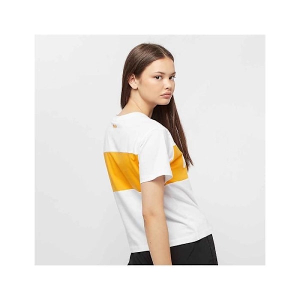 Fila Dame T-shirt Allison Tee Hvid Citrongul Gul S