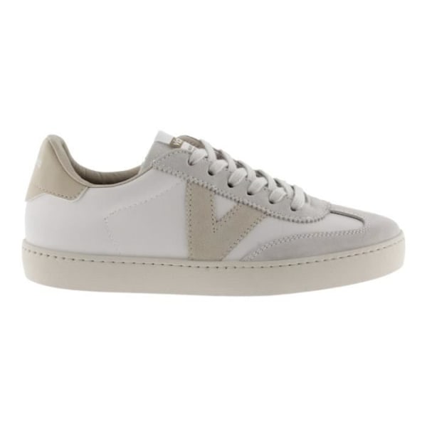 Sneakers - VICTORIA - 1126184 Vit - Platt klack - Sammet och nubuck - Rund tå Vit 37