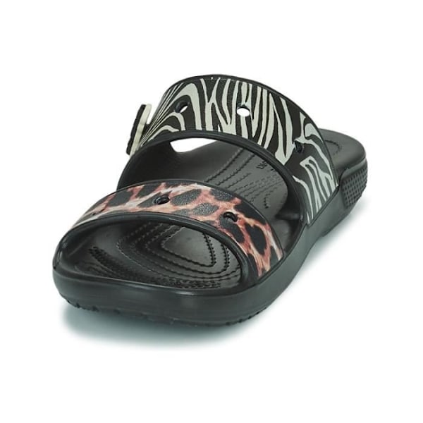 Crocs Sandal - CROCS - CLASSIC ANIMAL REMIX - Svart - Låg - Platt - Unisex Svart 37