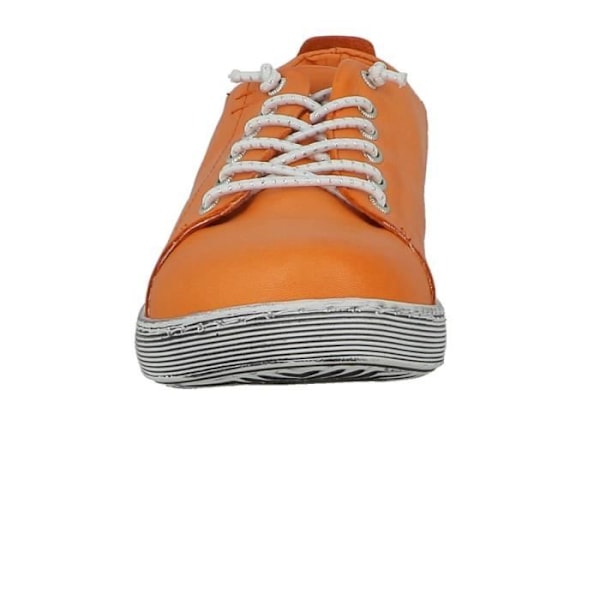 Sneakers - ANDREA CONTI - DA.-SNEAK - Læder - Snørebånd - Dame Orange 37