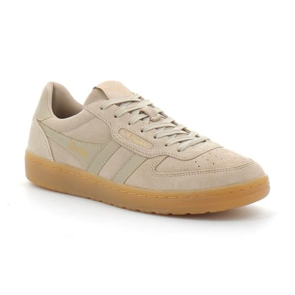 Hawk Beige ruskindssneaker til kvinder - 36