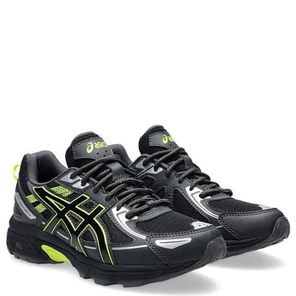 Asics Gel Venture 6 Gs, unisex sneakers Svart Säkerhetsgul 39