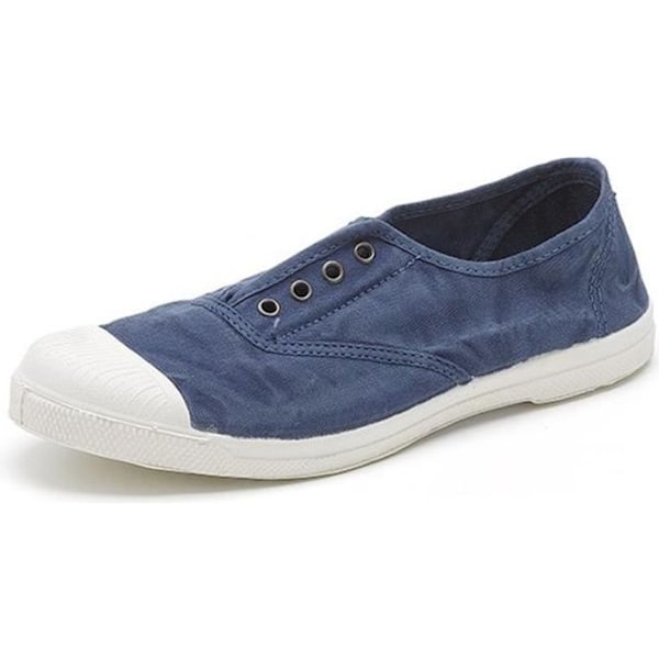 Natural World Eco canvas tennissko - Navy - Ingles Liberty - Enestående komfort - Kvinder Blå 38