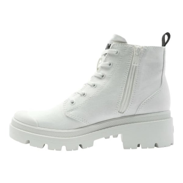 Ankelboots - PALLADIUM - PALLABASE KVYPER - Vit - Platt klack - Dragkedja Vit 39