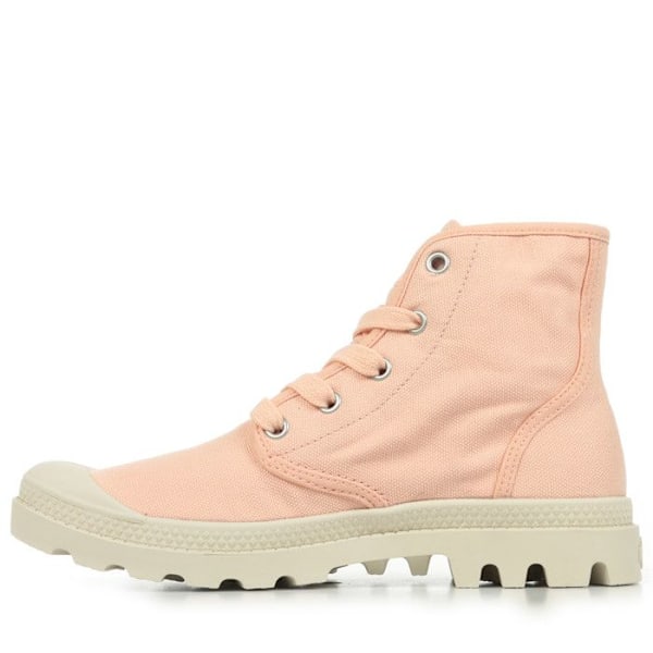 Palladium Pampa Hi ankelstövlar för kvinnor - Beige - Sandy peach-m - Dam - Vuxen - 37