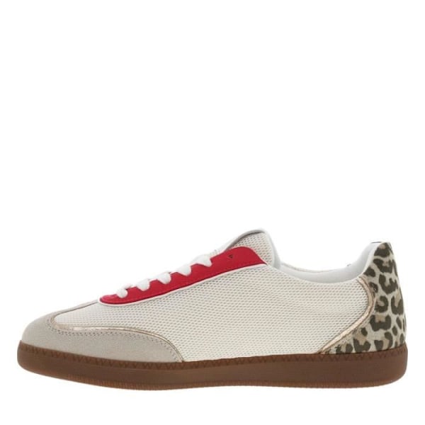 Tennis - Leopard - Kvinde - Flad Hæl - Hvide Snørebånd - Monogrammer Leopard 36